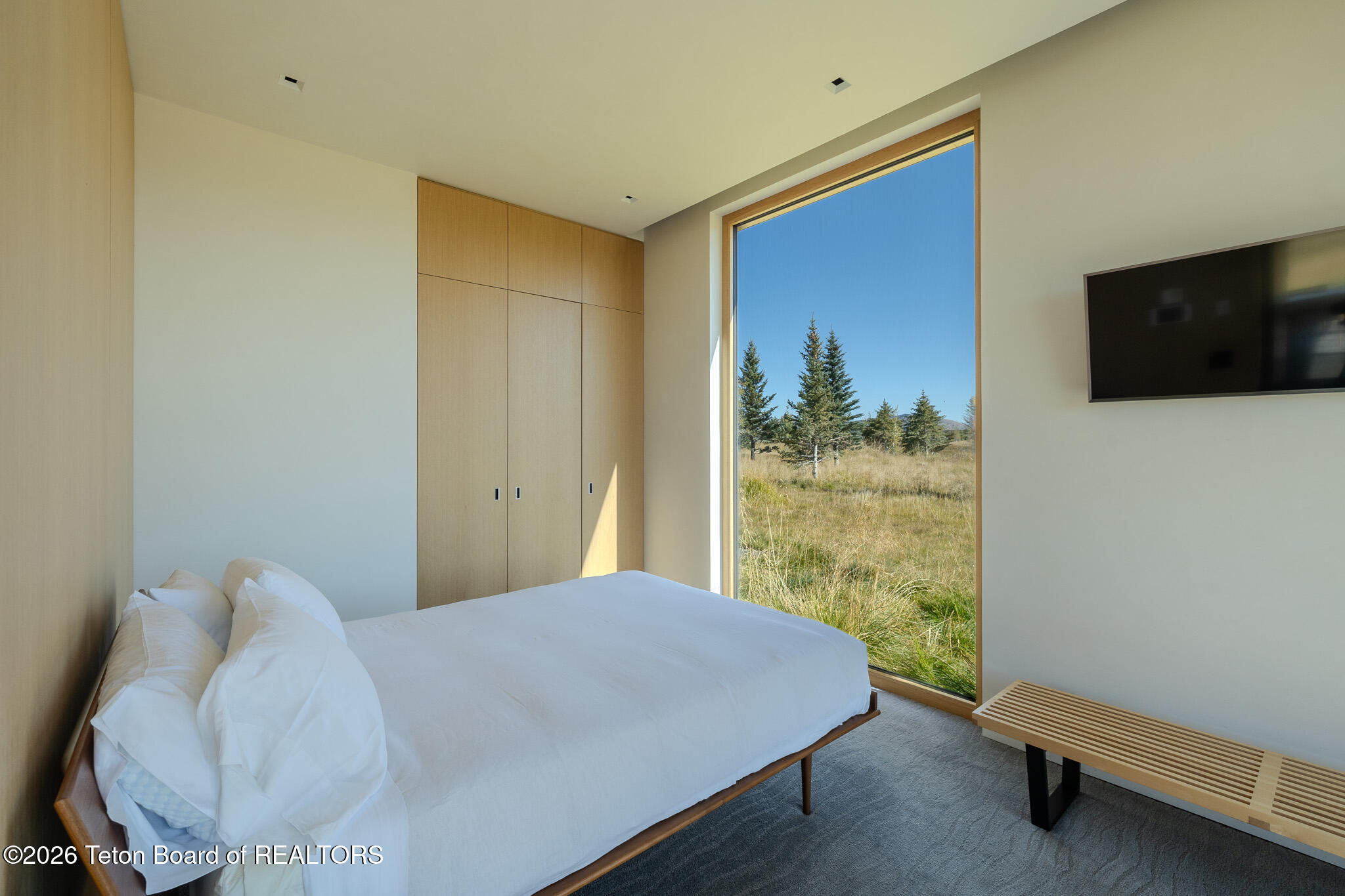 7020 North Bar B Bar River Road Jackson, WY 83001 - Photo 33 of 42 Guest House Bedroom