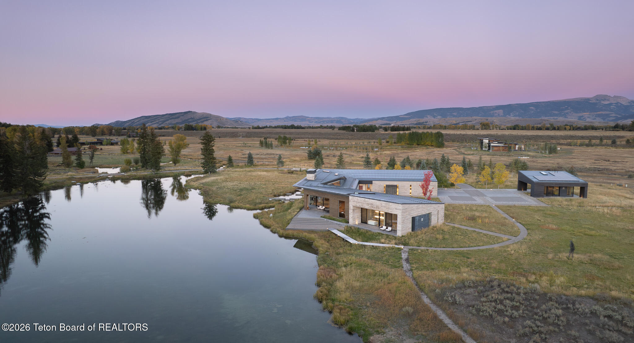 7020 North Bar B Bar River Road Jackson, WY 83001 - Photo 4 of 42 Aerial