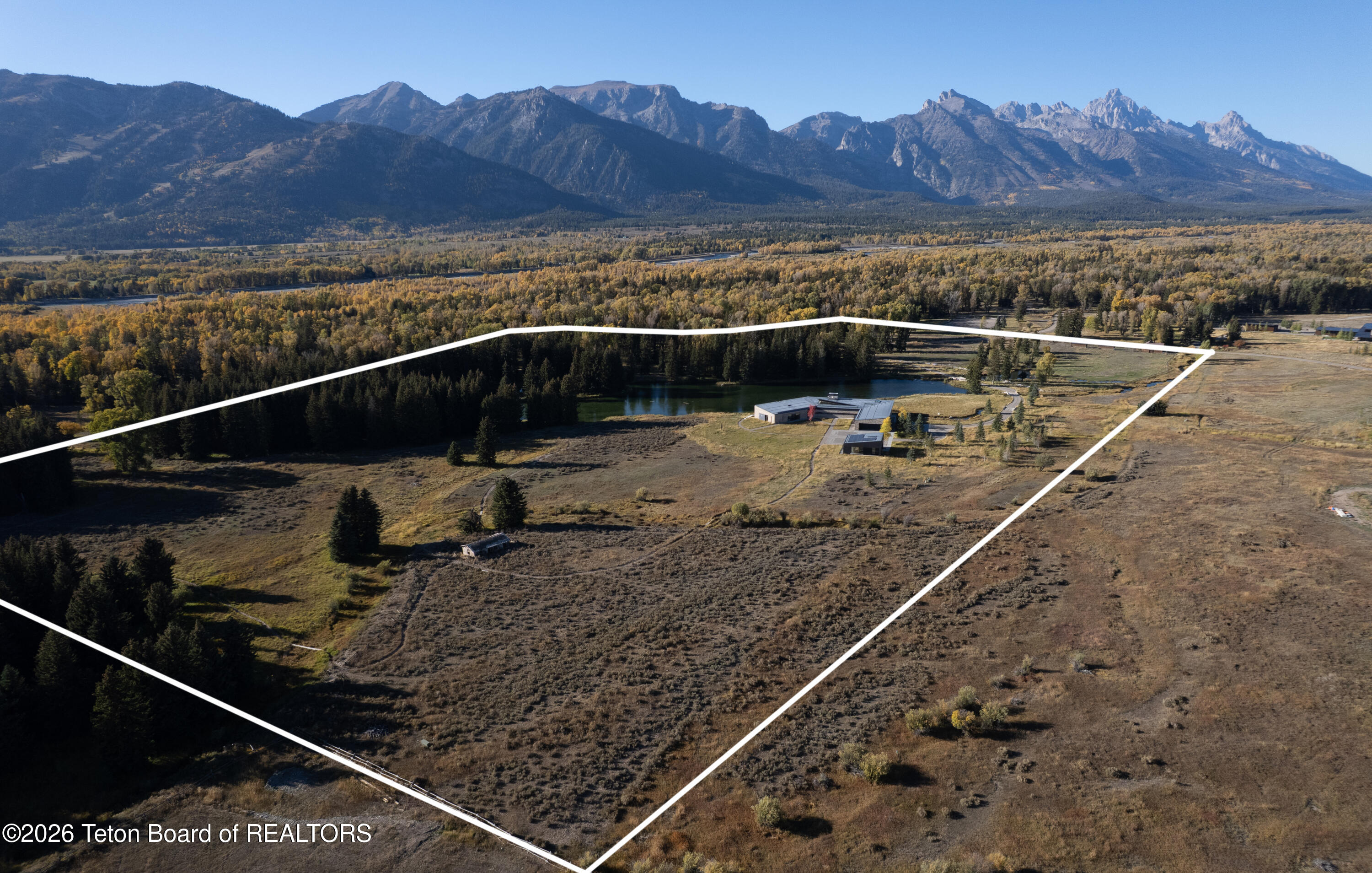 7020 North Bar B Bar River Road Jackson, WY 83001 - Photo 9 of 42 Aerial