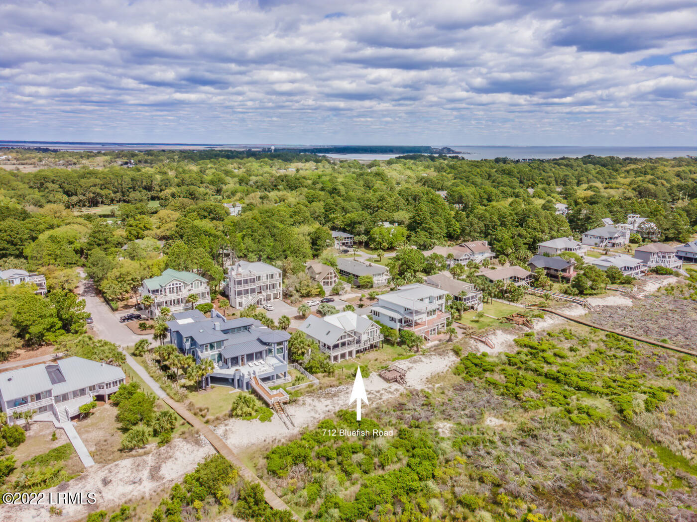 712 Bluefish Road Fripp Island, SC 29920 - Photo 50 of 50 58 Rear left with address