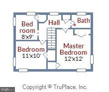 1812 Brisbane Street Silver Spring, MD 20902 - Photo 30 of 30 Floor Plan Upper Level