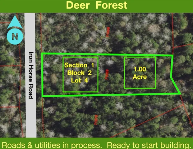 a view of a sign in a park