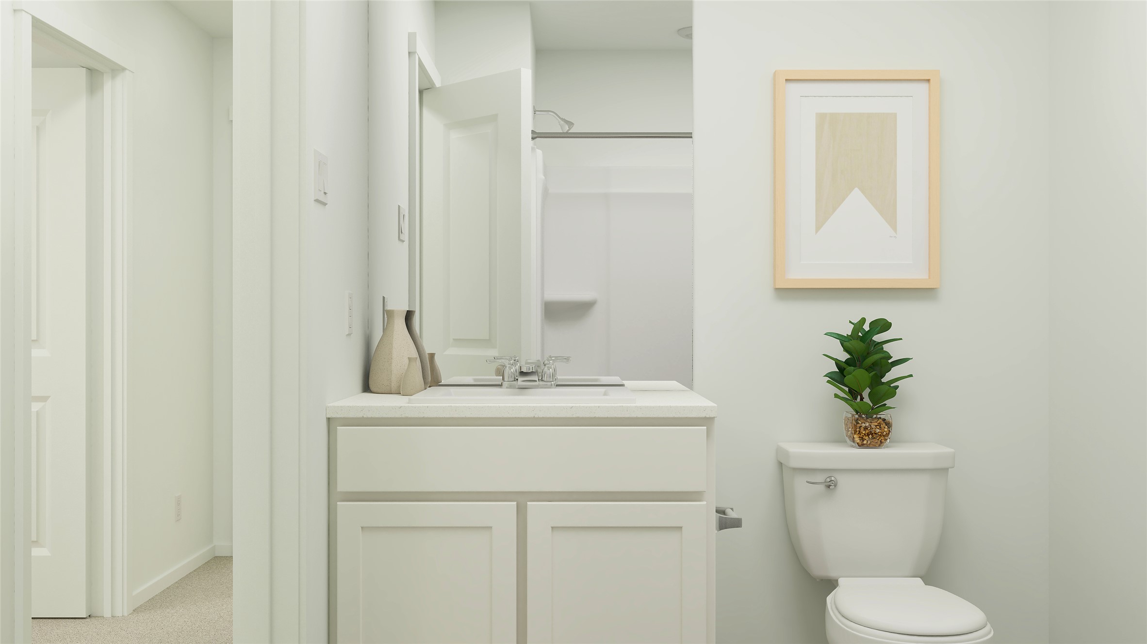 2323 Silvercloud Drive Lockhart, TX 78644 - Photo 20 of 26 a bathroom with a toilet a sink and a mirror