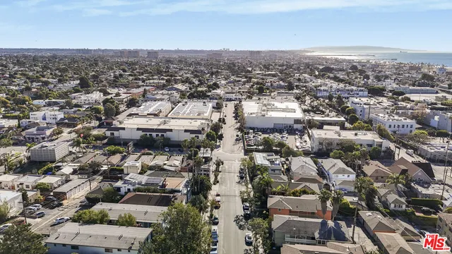 an aerial view of a city with lots of residential buildings
