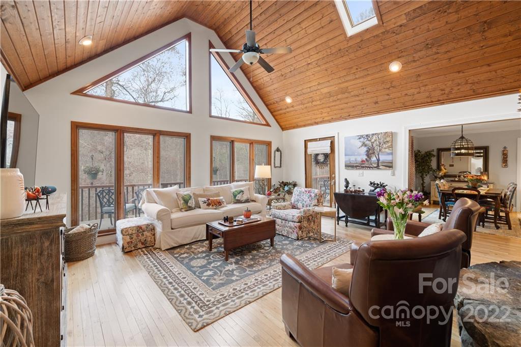 80 Lick Log Road Sylva, NC 28779 - Photo 3 of 25 a living room with furniture and a large window