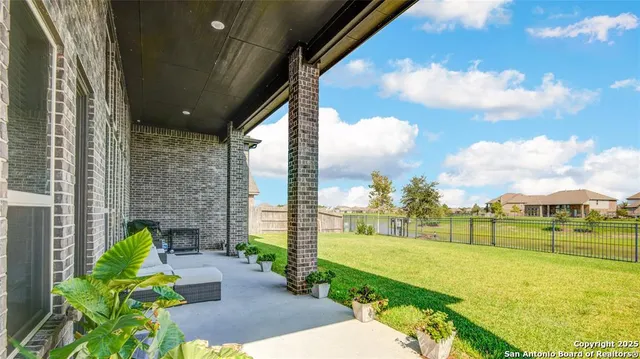 a front view of house having outdoor seating