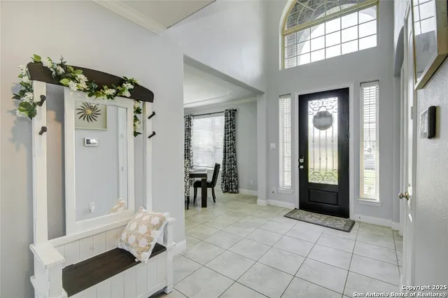 a living room with furniture or couch and a window
