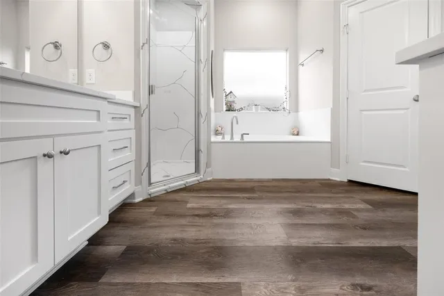 a view of a closet area view