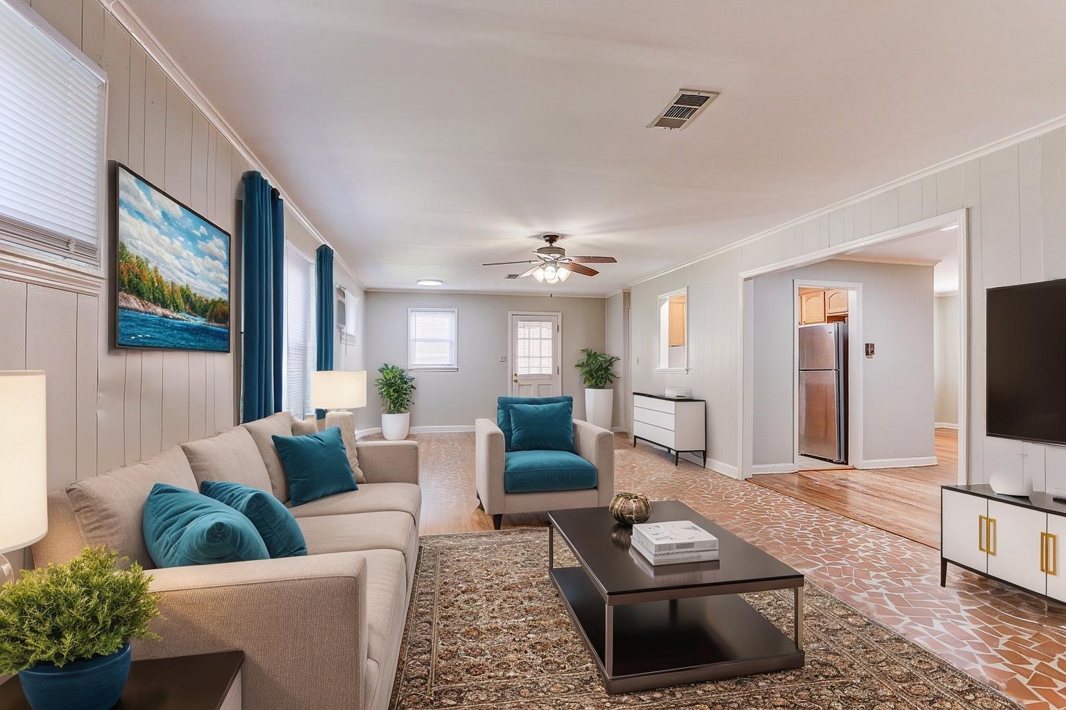 1369 Marcia Road Memphis, TN 38117 - Photo 23 of 25 a living room with furniture and a flat screen tv