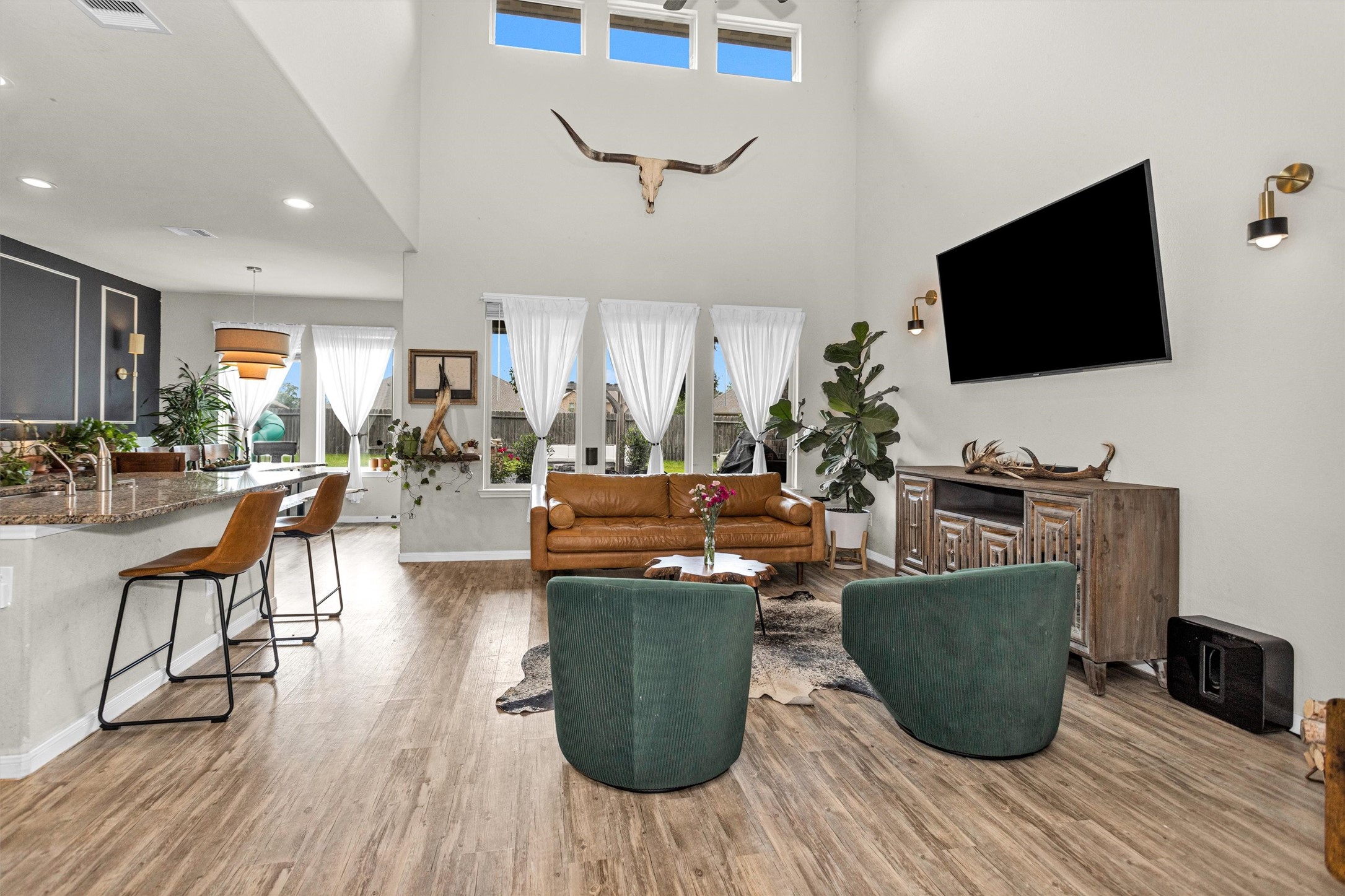 28000 Misty Evening Court Spring, TX 77386 - Photo 50 of 50 Open floor plan w/ high ceilings in the living room.