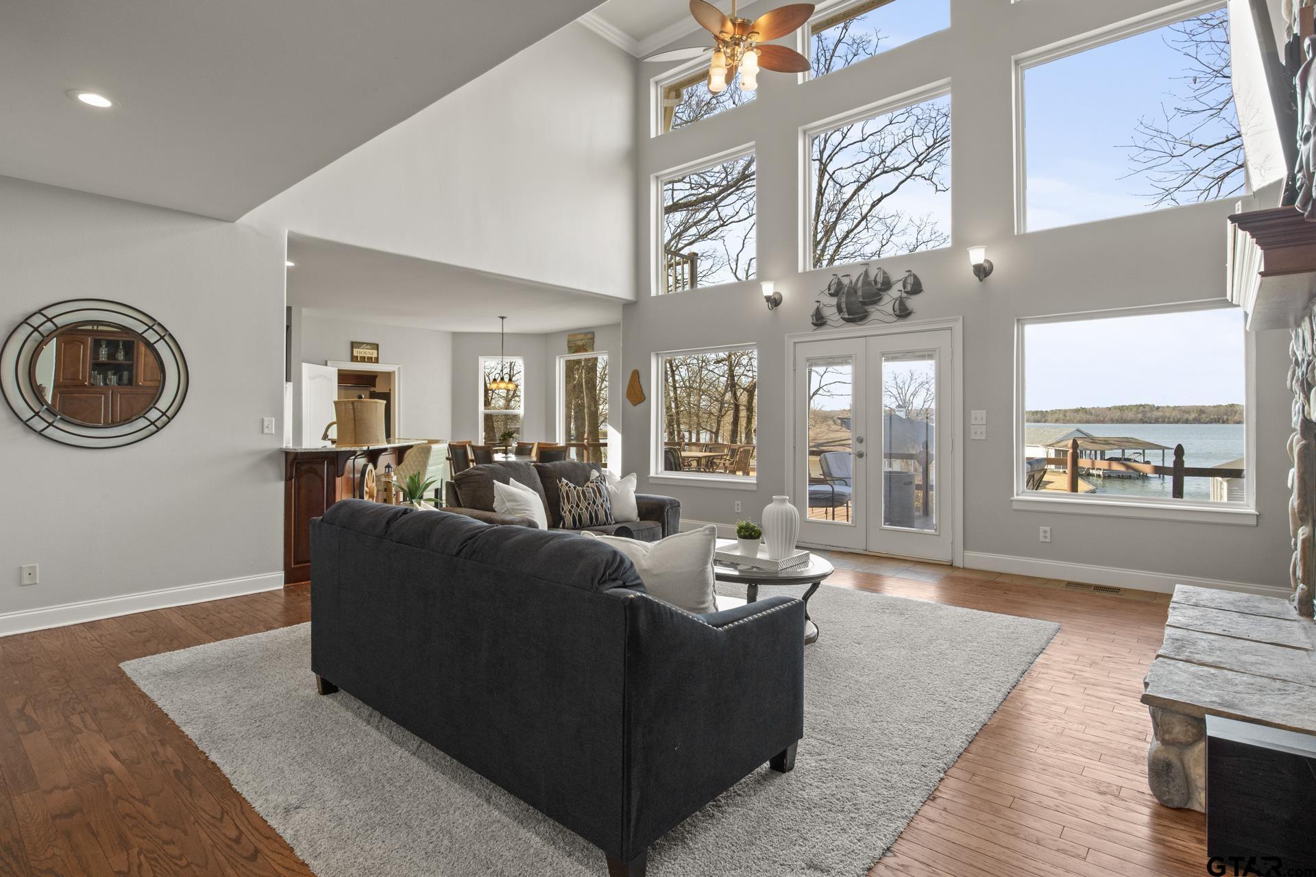 59 Private Road Pittsburg, TX 75686 - Photo 9 of 45 a living room with furniture and a large window