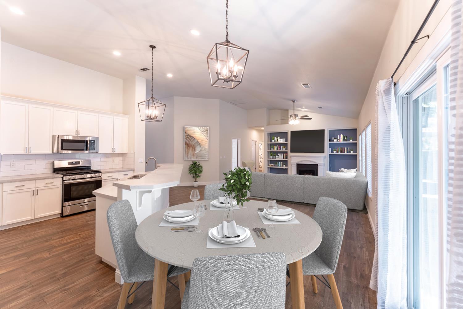 1963 Rialto Court Clovis, CA 93611 - Photo 4 of 36 a view of a dining room with furniture