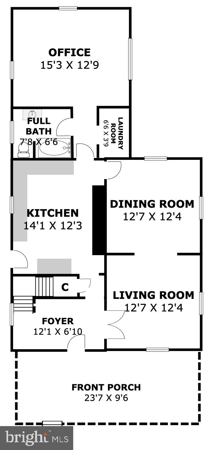 713 Ritchie Avenue Silver Spring, MD 20910 - Photo 33 of 35 Main Level Floor Plan