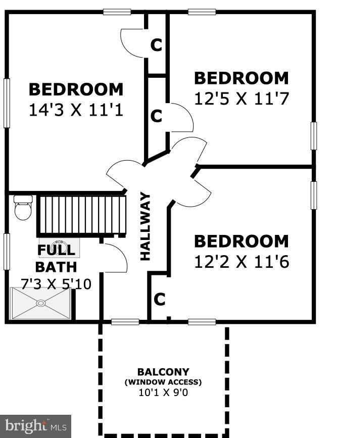 713 Ritchie Avenue Silver Spring, MD 20910 - Photo 34 of 35 Upper Level Floor Plan