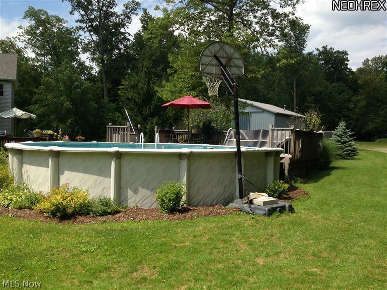 4073 Foskett Road Medina, OH 44256 - Photo 14 of 23 Above ground pool and out building.