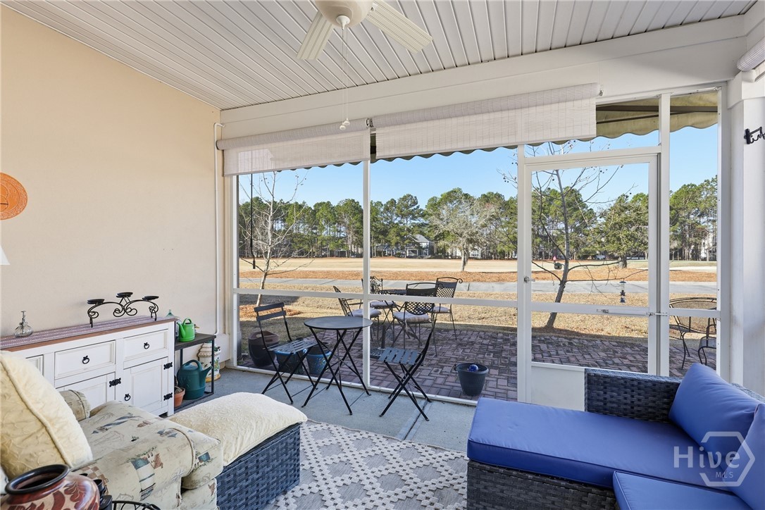 141 Mallory Place Pooler, GA 31322 - Photo 28 of 49 Screened in back porch with golf course view