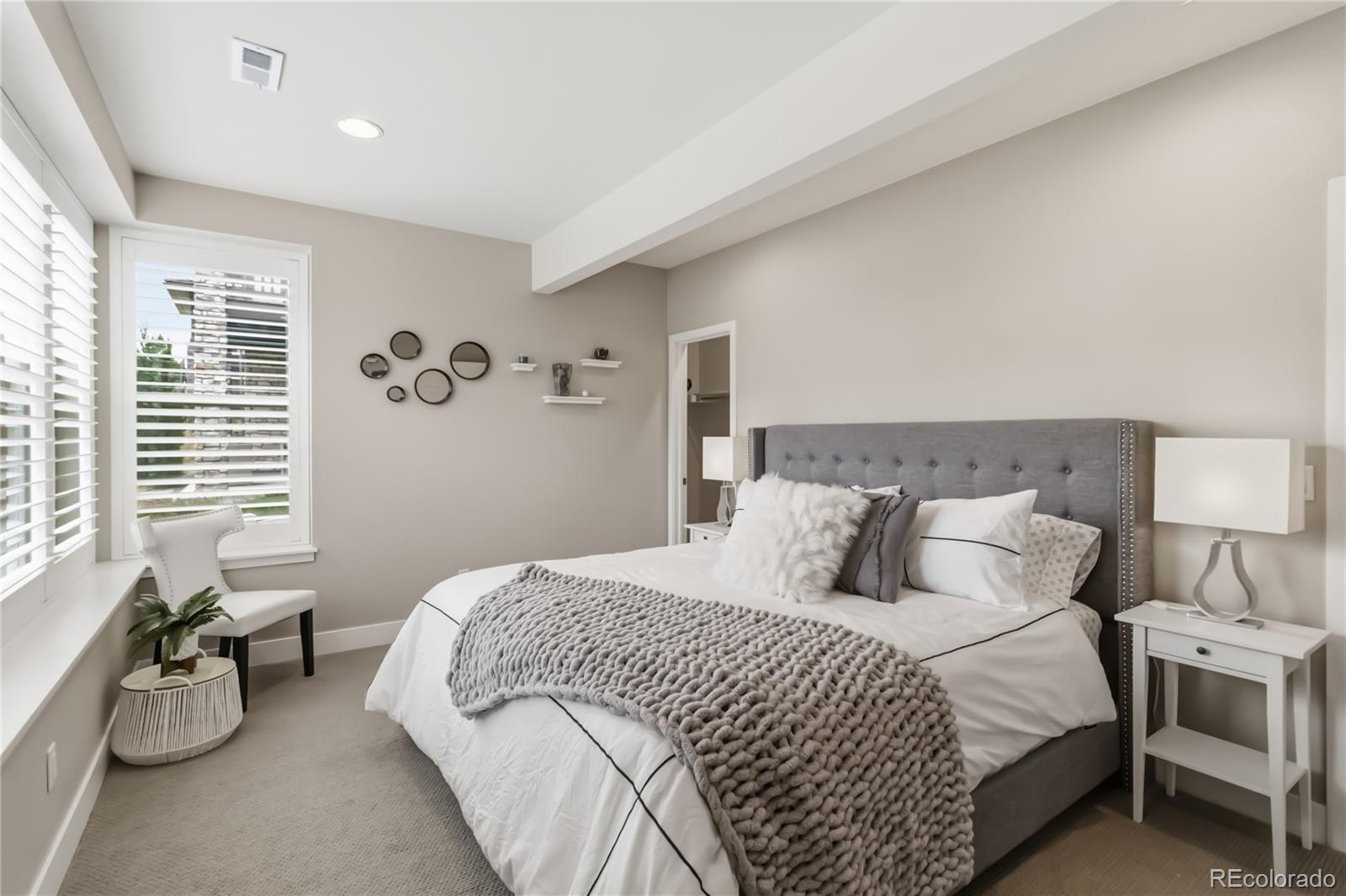 489 Meadowleaf Lane Highlands Ranch, CO 80126 - Photo 39 of 50 a bedroom with a bed and window
