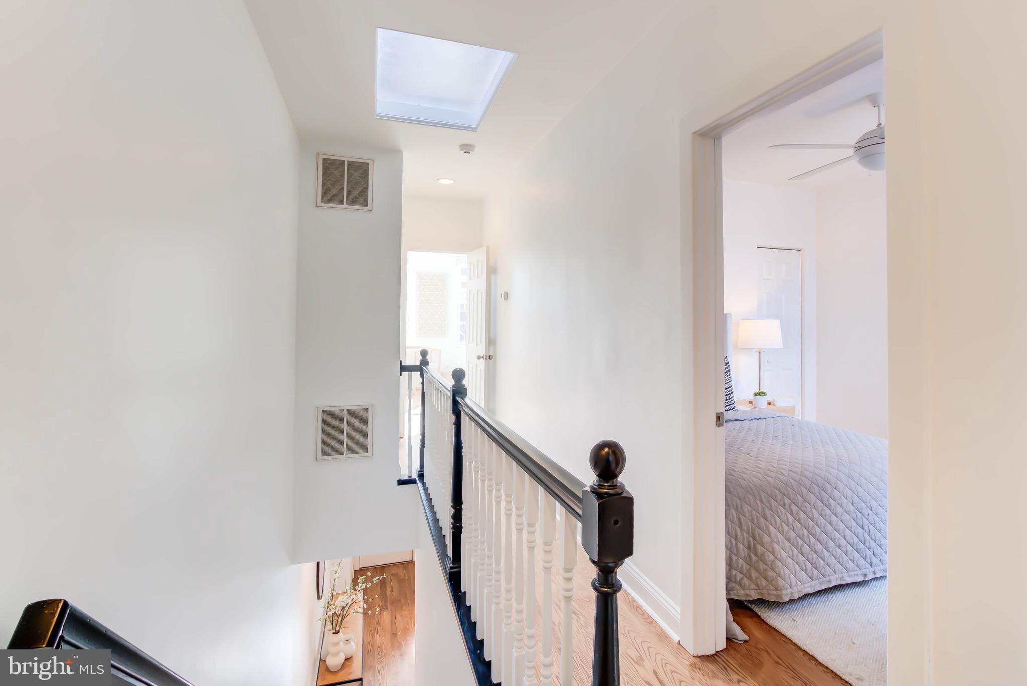 1111 Fairmont Street Northwest Washington, DC 20009 - Photo 21 of 55 Upper Level Landing with Skylight