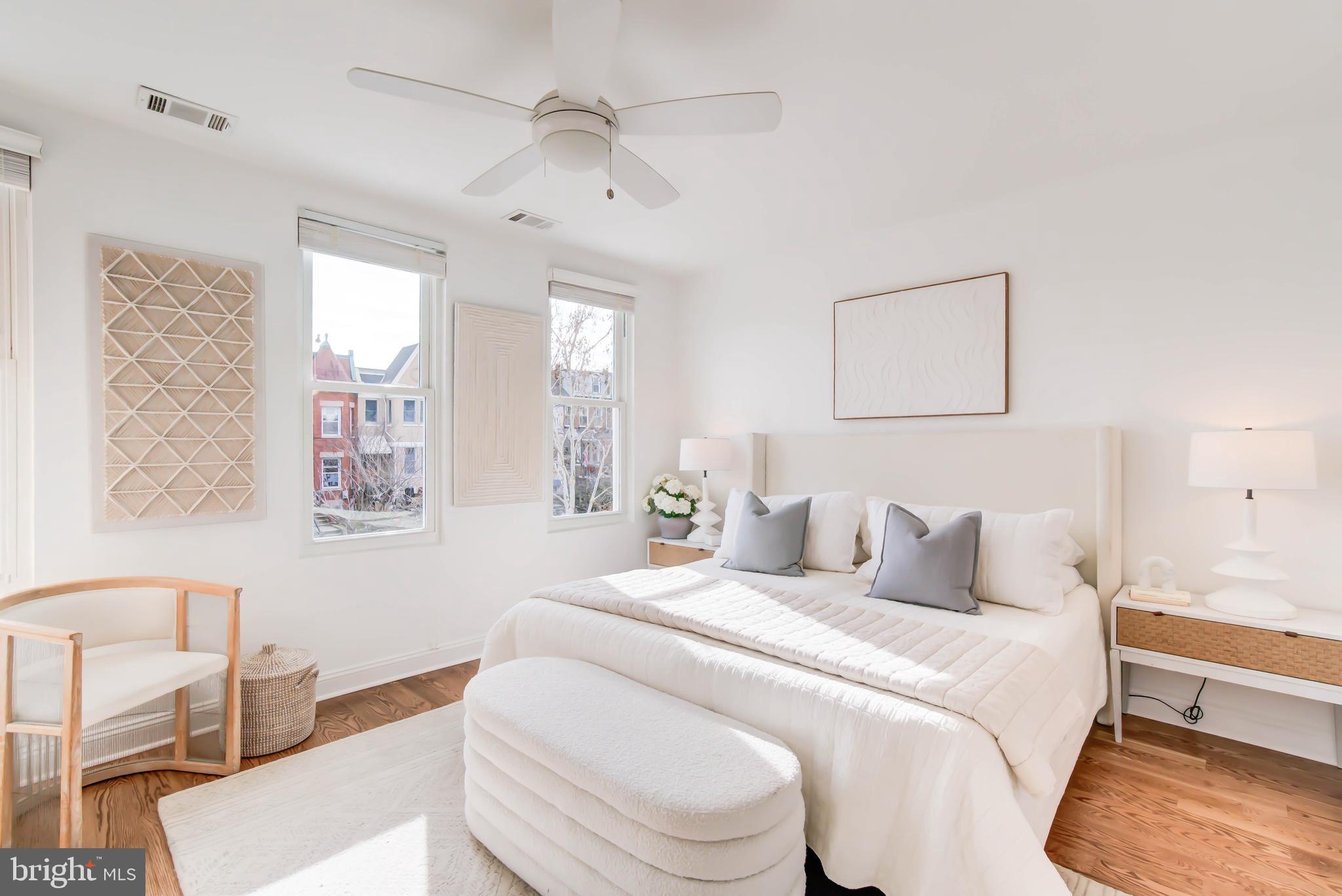 1111 Fairmont Street Northwest Washington, DC 20009 - Photo 22 of 55 Expansive Primary Suite w South Facing Exposure