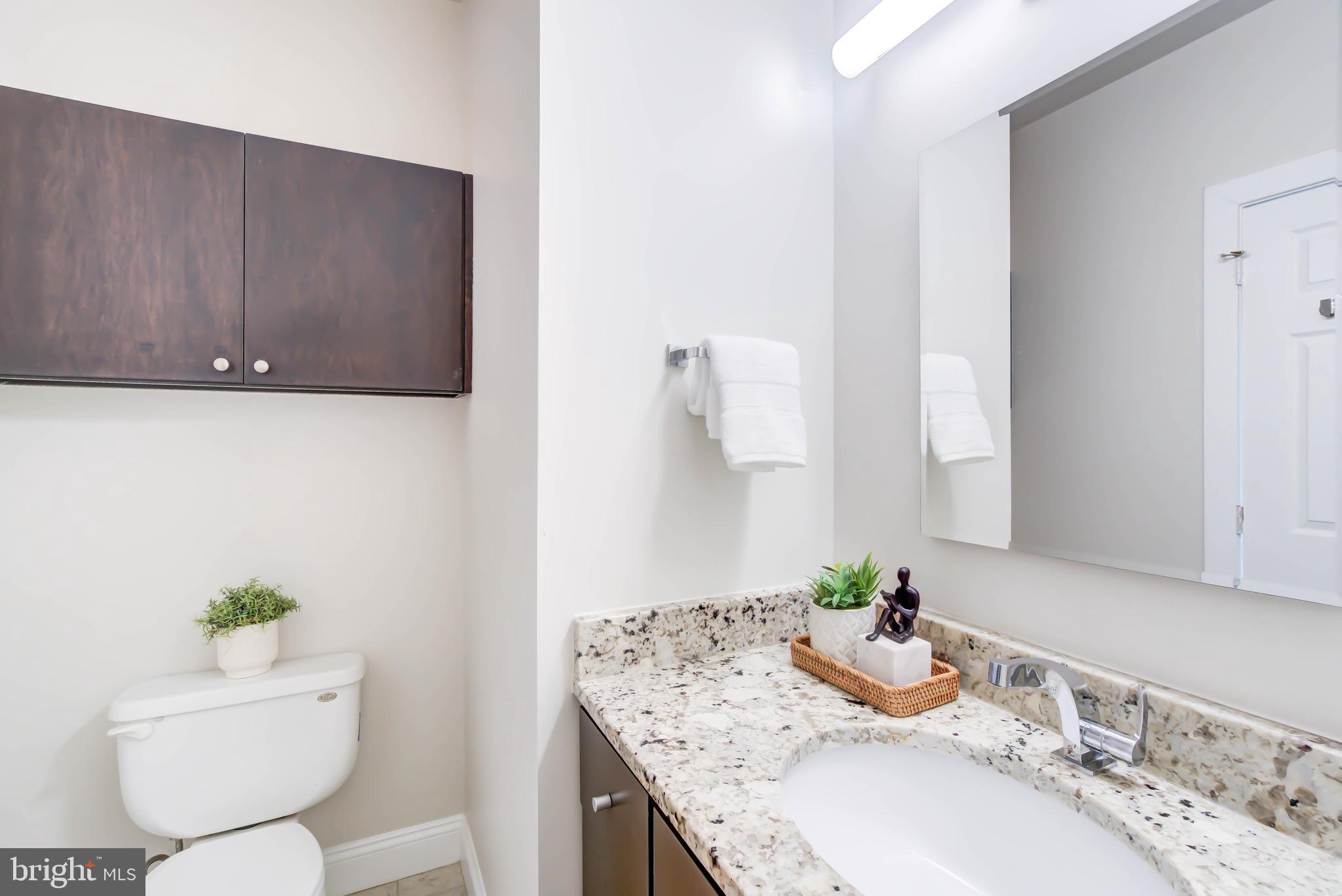 1111 Fairmont Street Northwest Washington, DC 20009 - Photo 28 of 55 Primary Bath w Additional Storage Cabinet