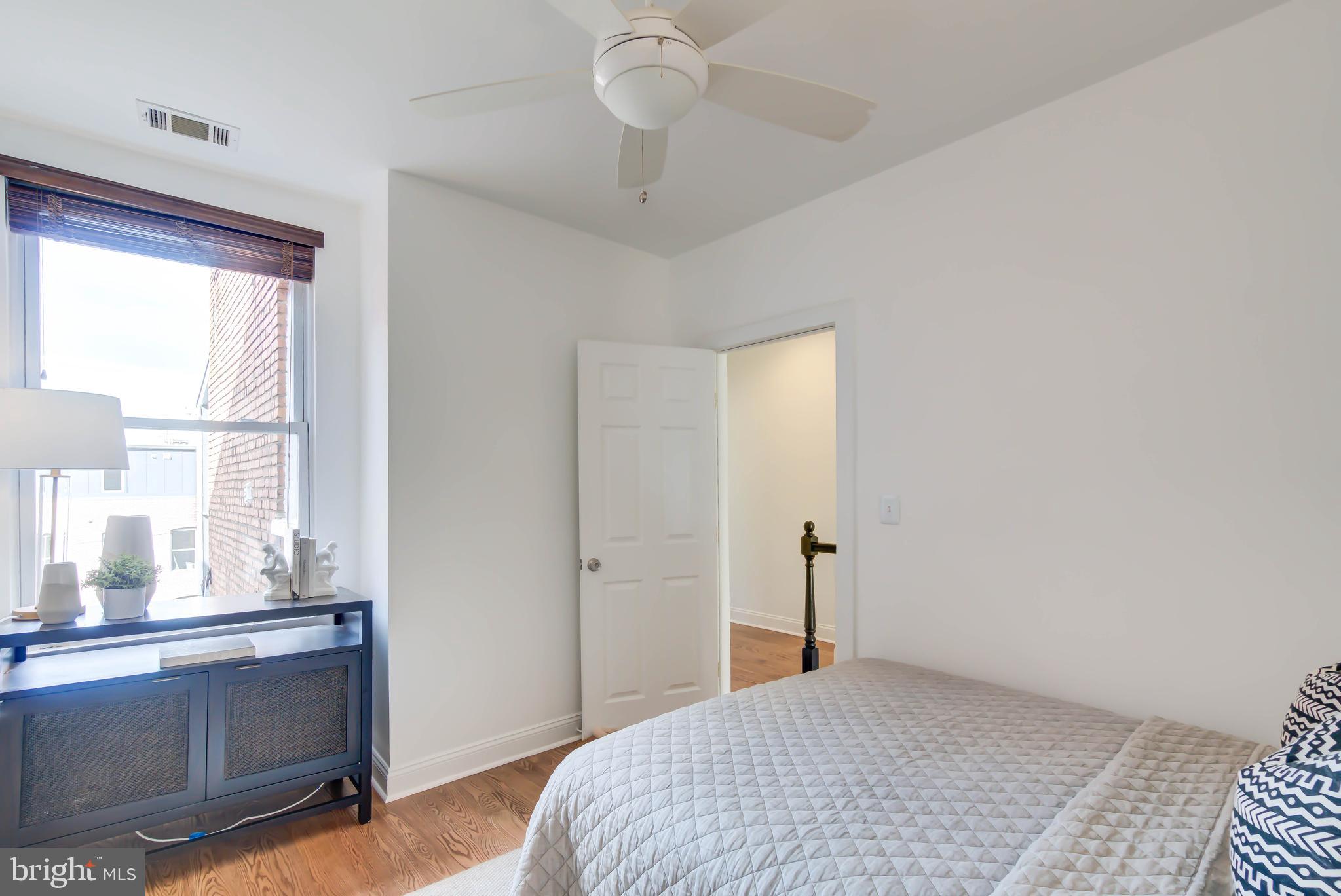 1111 Fairmont Street Northwest Washington, DC 20009 - Photo 31 of 55 Second Bedroom w Oversized Window