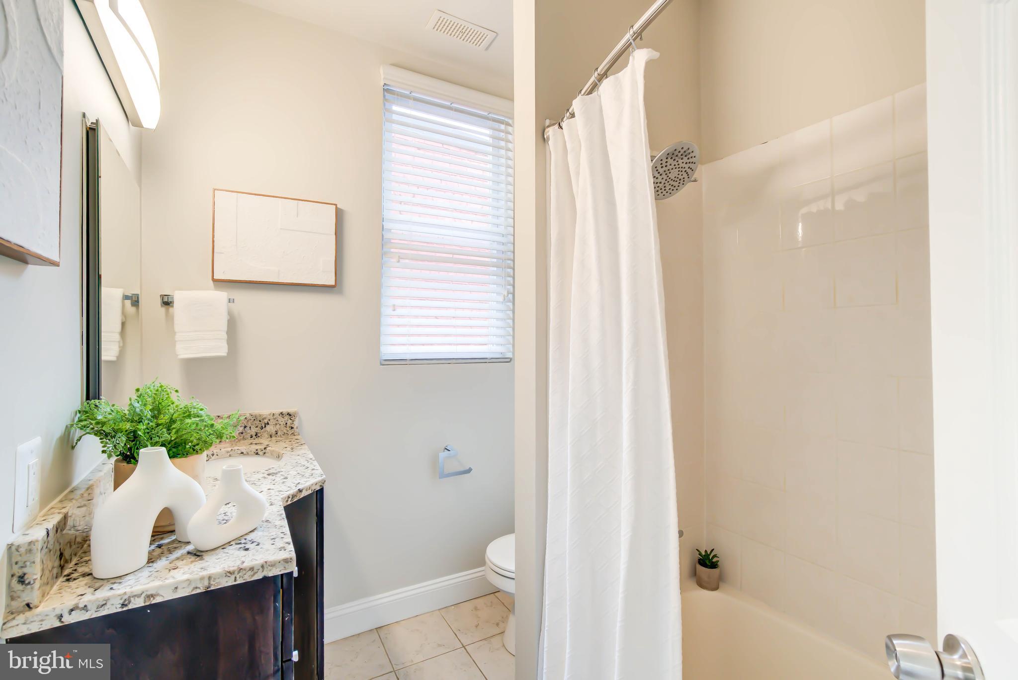 1111 Fairmont Street Northwest Washington, DC 20009 - Photo 32 of 55 Hall Bath w Custom Vanity