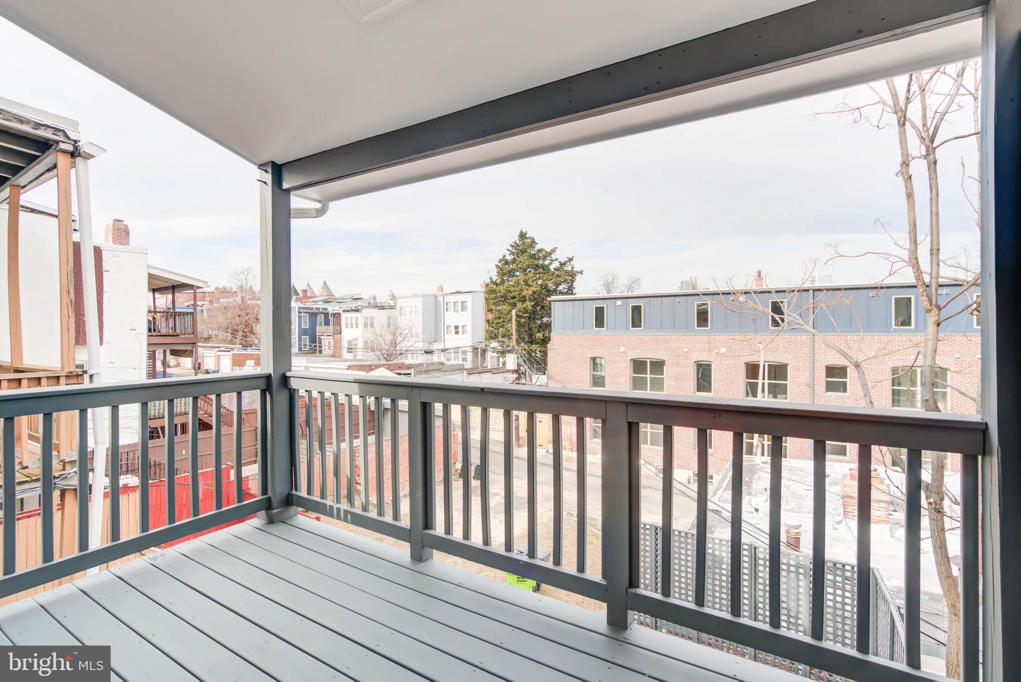 1111 Fairmont Street Northwest Washington, DC 20009 - Photo 39 of 55 Elevated Deck off Third Bedroom