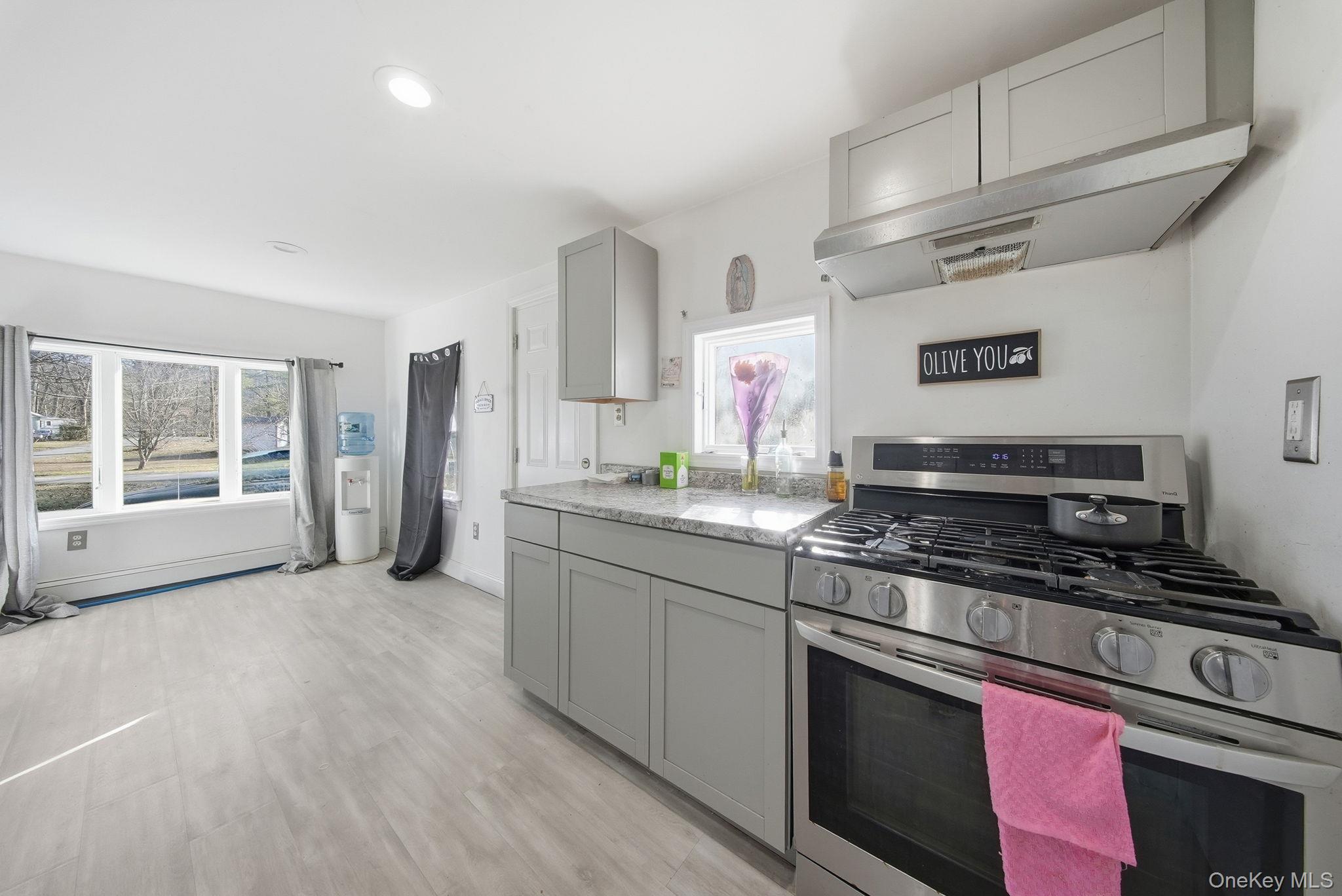 4 Old Road Cuddebackville, NY 12729 - Photo 10 of 16 a kitchen with stainless steel appliances granite countertop a stove and a sink