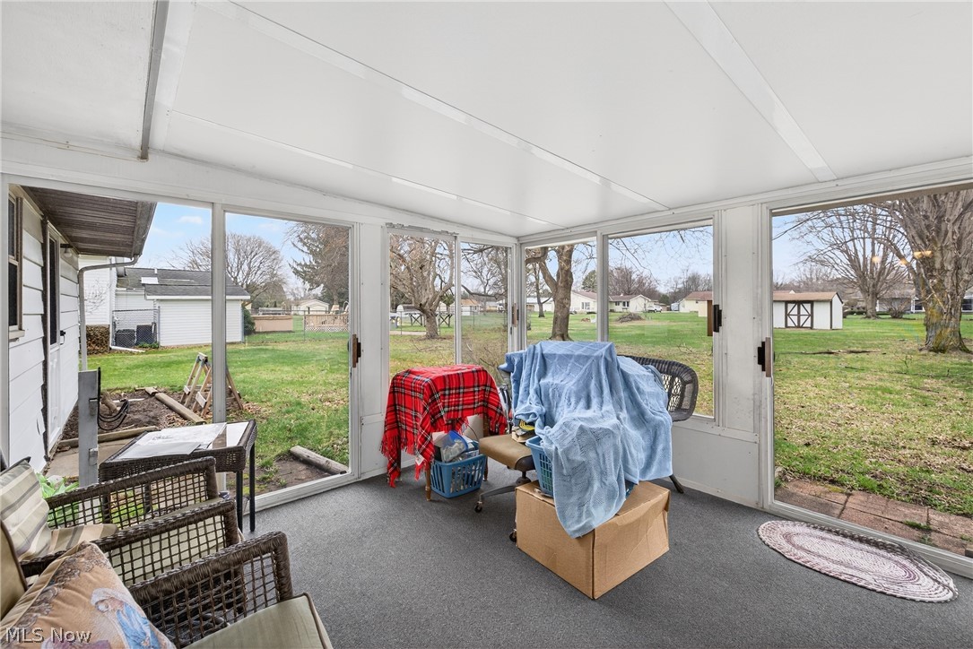 4404 Florida Street Perry, OH 44081 - Photo 22 of 24 Sunroom / solarium with a residential view