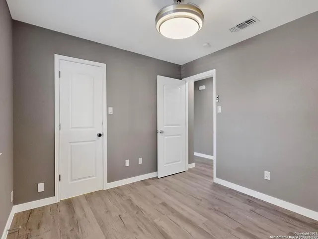 wooden floor in an empty room