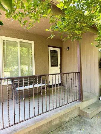 a view of a balcony