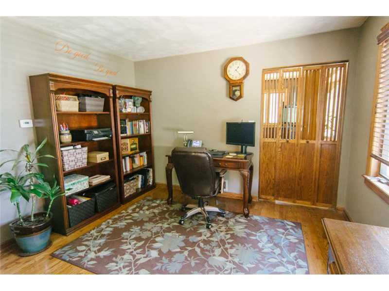 5211 Meadowcrest Road Baldwin, PA 15236 - Photo 12 of 25 Den. Den with hardwood floors is located on the main level.