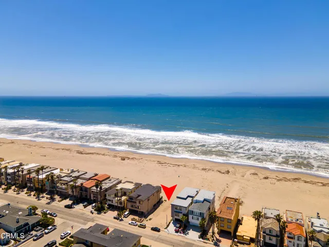 a view of beach and ocean