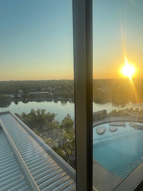 44 East Avenue, Unit 1210 Austin, TX 78701 - Photo 10 of 12 a view of ocean from a balcony