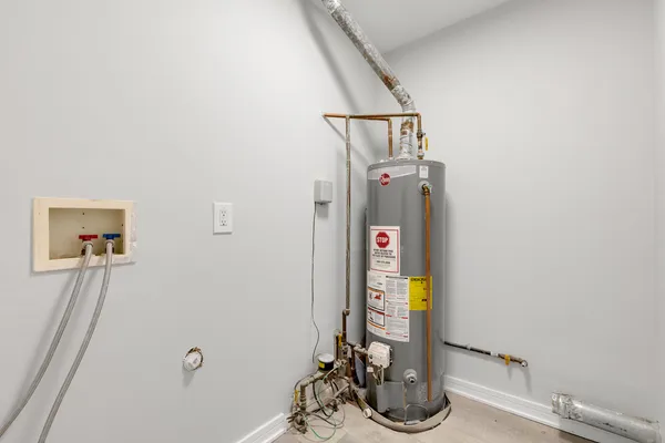 a view of water heater room