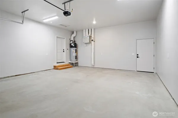 a view of backyard of house