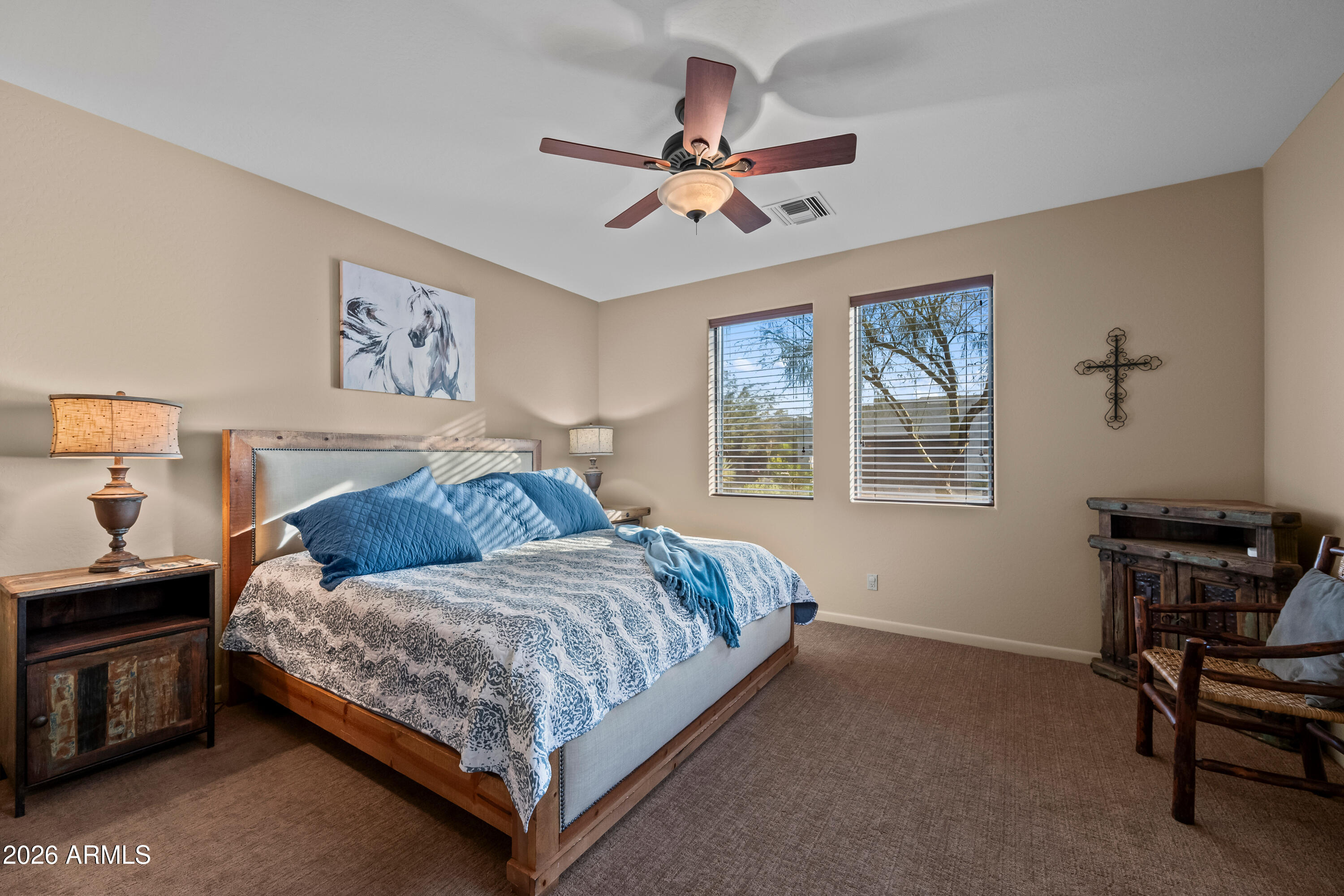 27940 North Walnut Creek Road Rio Verde, AZ 85263 - Photo 23 of 38 a bedroom with a bed and a window