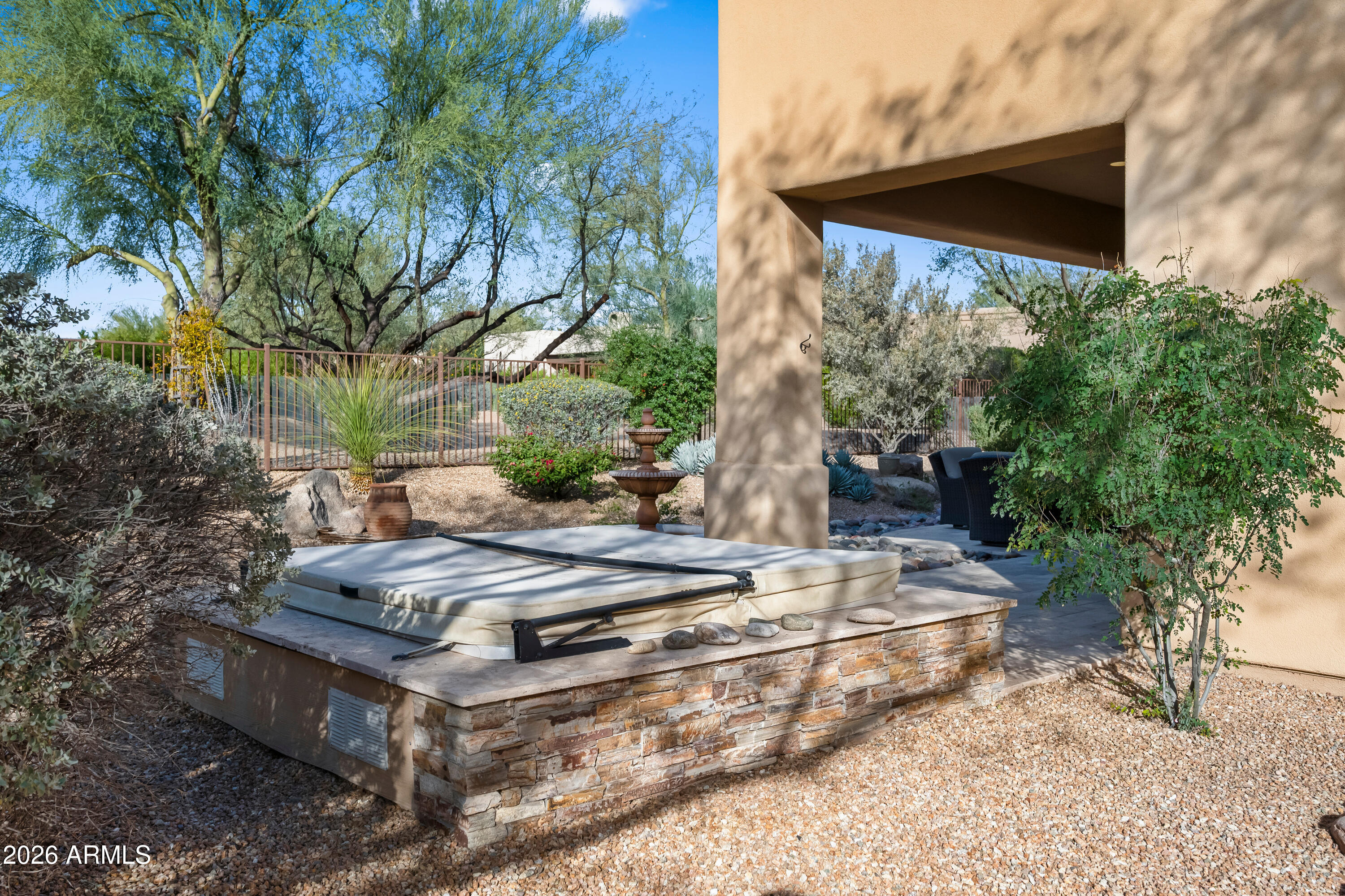 27940 North Walnut Creek Road Rio Verde, AZ 85263 - Photo 35 of 38 a view of a couches and table in the patio