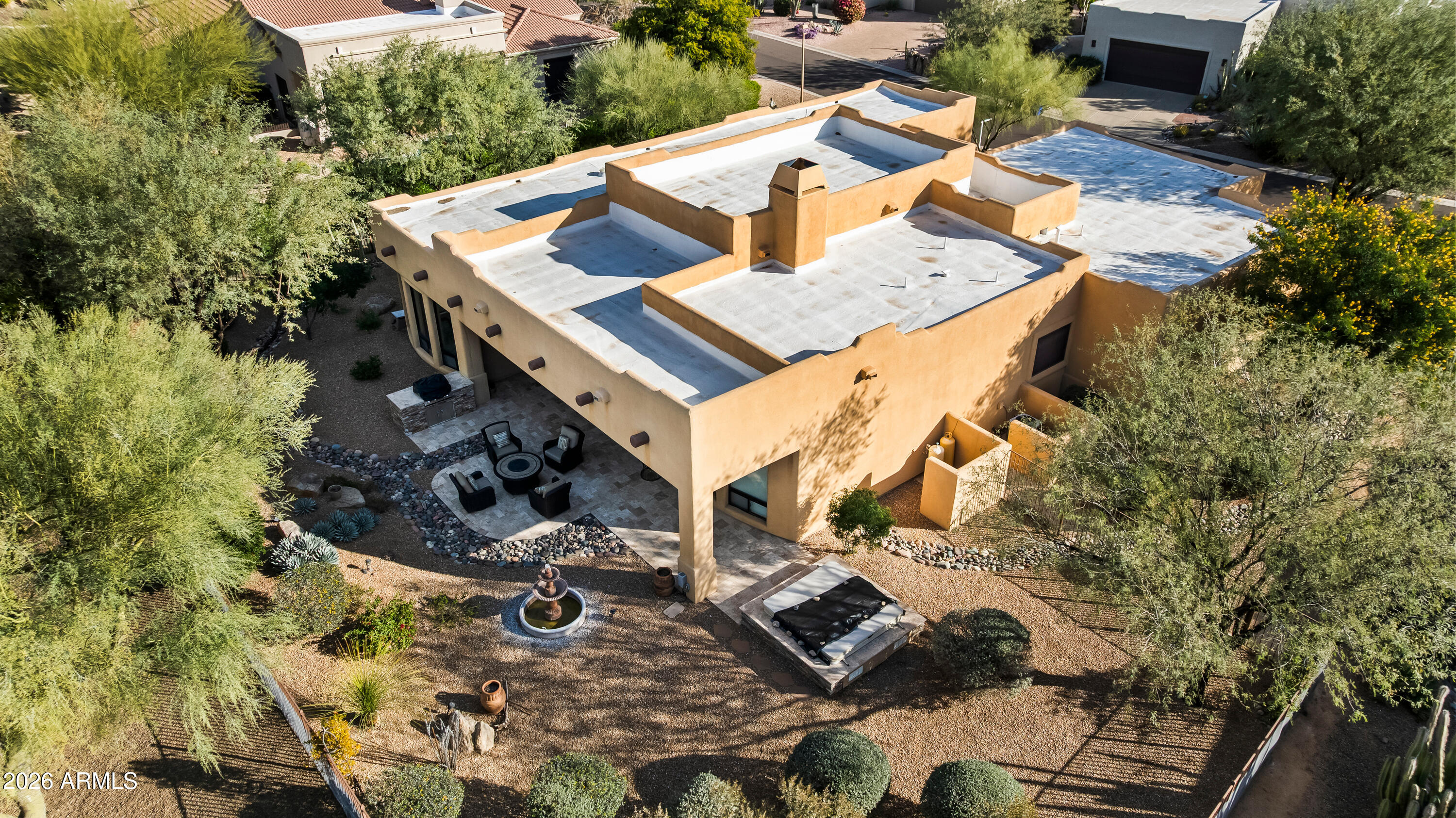 27940 North Walnut Creek Road Rio Verde, AZ 85263 - Photo 36 of 38 an aerial view of residential house with outdoor space