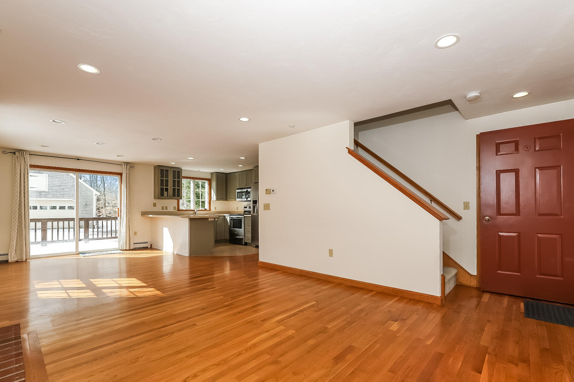 34 Marlboro Road Brewster, MA 02631 - Photo 11 of 23 a view of empty room with wooden floor and window