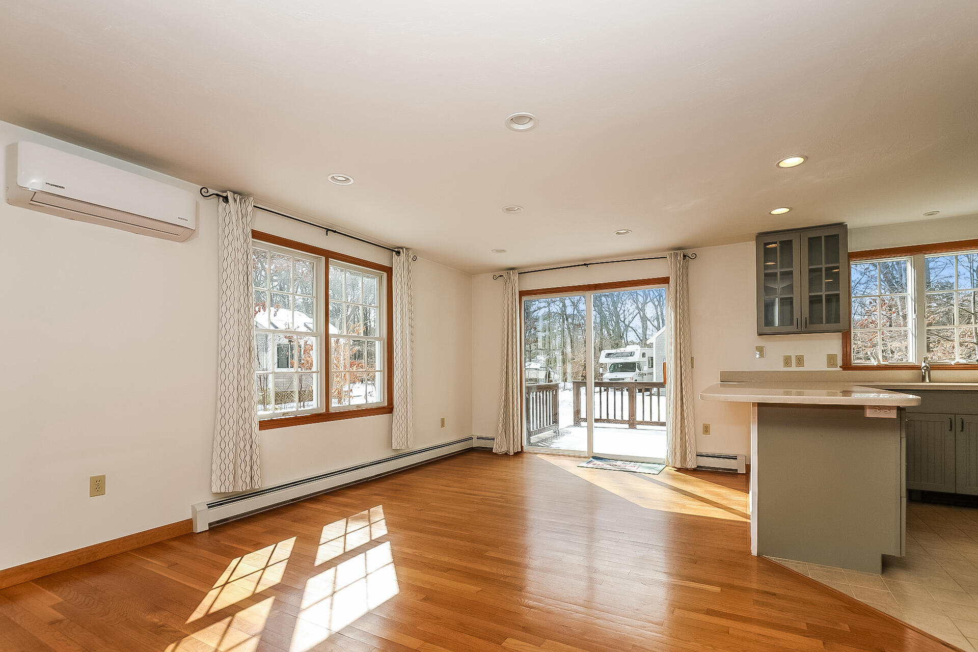 34 Marlboro Road Brewster, MA 02631 - Photo 8 of 23 a view of a kitchen with a sink dishwasher and wooden floor