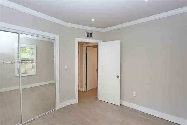 a view of an empty room