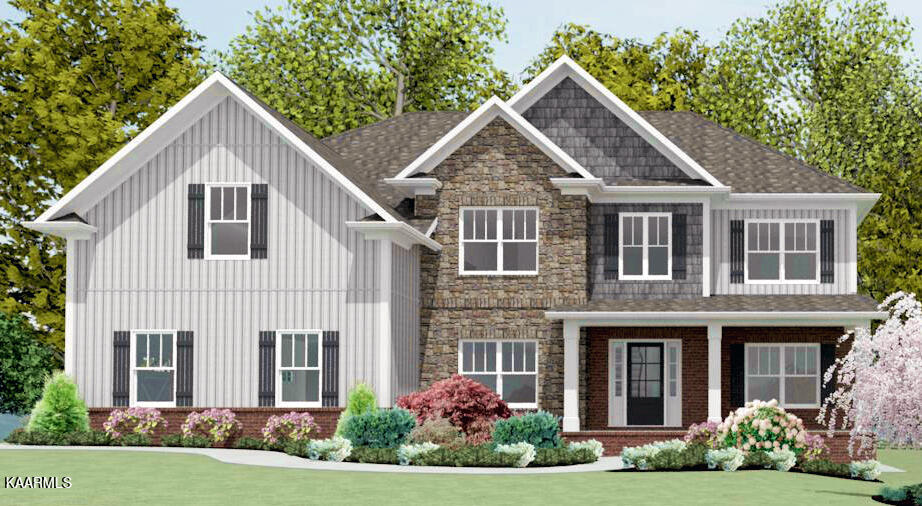 129 Pineberry East Road, Unit LOT 179 Oak Ridge, TN 37830 - Photo 1 of 28 The-Heartland-Craftsman-Rendering