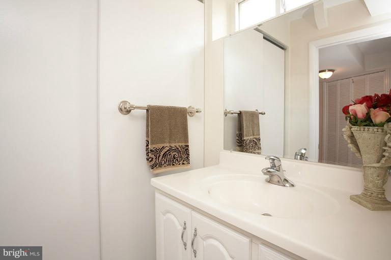 207 East Schuyler Road Silver Spring, MD 20901 - Photo 22 of 29 a bathroom with a sink and a mirror
