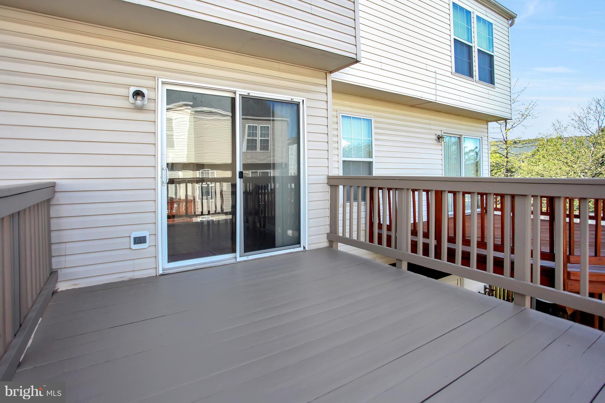 6496 Topsails Lane Springfield, VA 22150 - Photo 15 of 21 Deck Slider To Kitchen