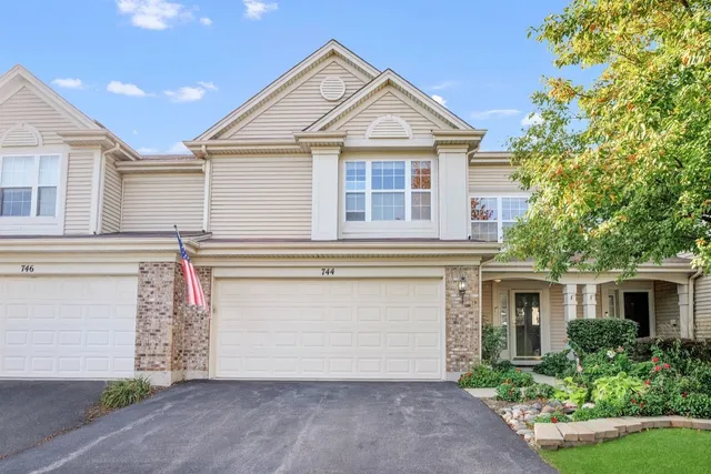 front view of a house with a street