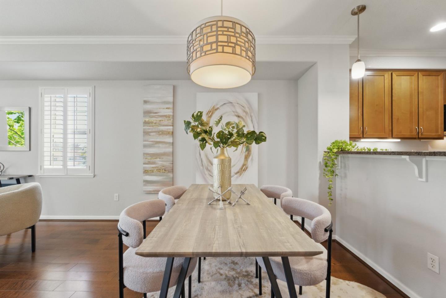 1388 Broadway, Unit 328 Millbrae, CA 94030 - Photo 4 of 25 a view of a dining room with furniture and wooden floor