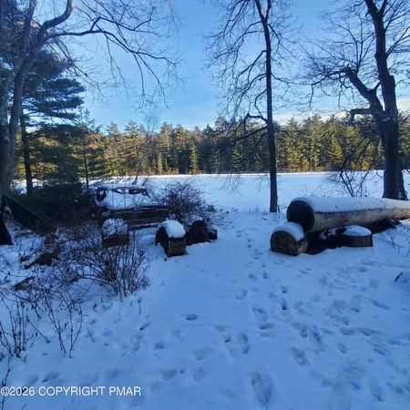 a view of an outdoor space and a yard
