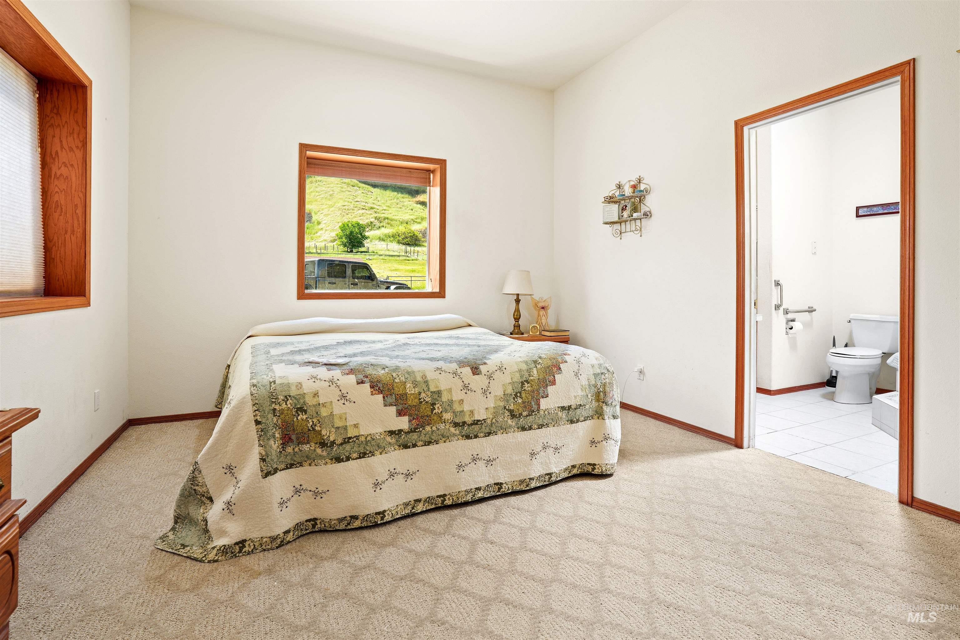 2750 South Perry Lane Clarkston, WA 99403 - Photo 29 of 47 Carpeted interior space with white walls and wood-trimmed windows