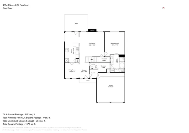 $2,500 | 4834 Elkmont Court, Pearland, TX 77584